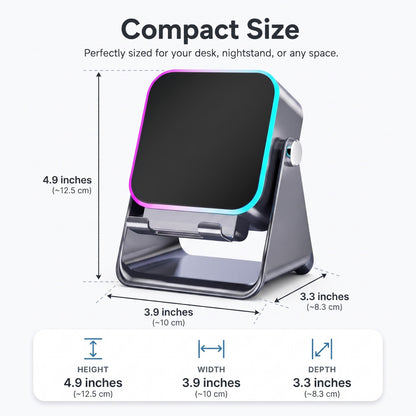 AuraDock™ - 5-in-1 Foldable Bluetooth Speaker & Phone Stand